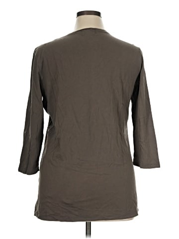Flax 3/4 Sleeve T-Shirt (view 2)
