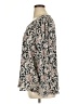 Ann Taylor LOFT 100% Polyester Gray Long Sleeve Blouse Size XL - photo 5