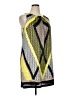 Dana Buchman 100% Polyester Graphic Yellow Sleeveless Blouse Size XL - photo 1