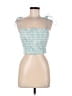 Alice + Olivia 100% Polyester Teal Sleeveless Blouse Size S - photo 1