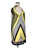 Dana Buchman 100% Polyester Graphic Yellow Sleeveless Blouse Size XL - photo 4