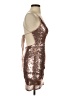 Alyce 100% Polyester Metallic Brown Cocktail Dress Size 000 - photo 4