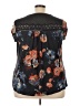 Daniel Rainn Floral Black Sleeveless Blouse Size 2X - photo 2