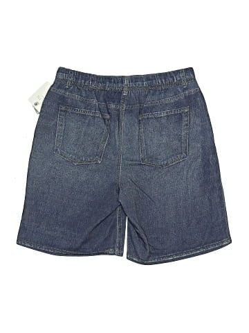 Ecru Denim Shorts (view 2)
