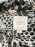 Sen 100% Polyester Animal Print Silver Black Long Sleeve Blouse Size XS (0) - photo 4