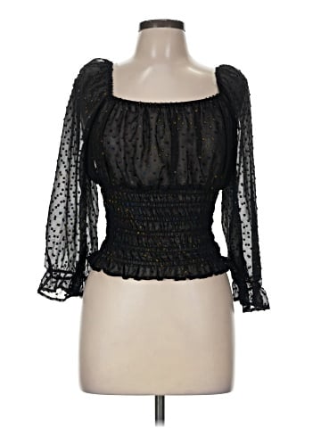 Lily White 3/4 Sleeve Top (view 1)