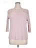 Adiva Pink 3/4 Sleeve Top Size XL - photo 1