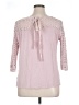 Adiva Pink 3/4 Sleeve Top Size XL - photo 2