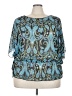 Apt. 9 100% Polyester Teal 3/4 Sleeve Blouse Size 3X - photo 1
