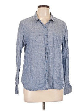 Garnet Hill Long Sleeve Button Down Shirt