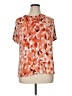 Dana Buchman Orange Short Sleeve Blouse Size 0X - photo 1