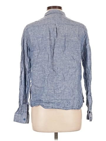 Garnet Hill Long Sleeve Button-Down Shirt (view 2)