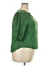 Democracy 100% Polyester Green 3/4 Sleeve Blouse Size 2X - photo 4