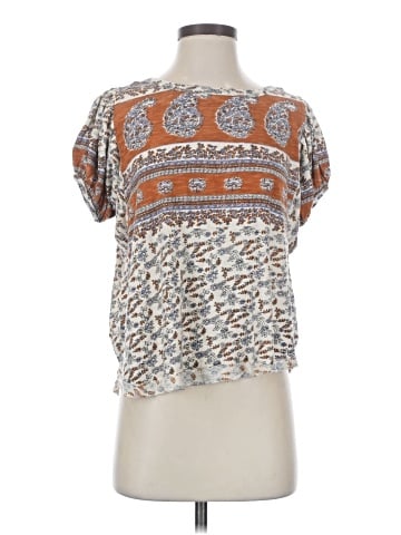 Free People Short Sleeve Blouse (view 1)
