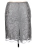 J.Crew Factory Store Metallic Silver Formal Skirt Size 14 - photo 2
