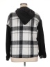 Shein Plaid Gray Fleece Size XL - photo 2