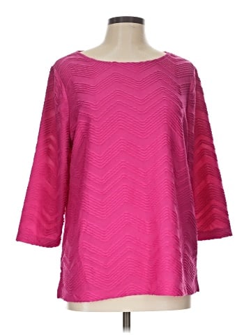 Easywear by Chico's 3/4 Sleeve T-Shirt (view 1)