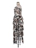 Avec Les Filles 100% Polyester Graphic Brown Cocktail Dress Size XL - photo 5