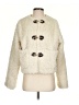 Zara 100% Polyester Ivory Faux Fur Jacket Size S - photo 1