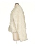 Zara 100% Polyester Ivory Faux Fur Jacket Size S - photo 5