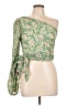 Lulus 100% Polyester Green 3/4 Sleeve Blouse Size L - photo 1