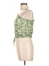 Lulus 100% Polyester Green 3/4 Sleeve Blouse Size L - photo 5