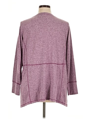 LOGO by Lori Goldstein Long Sleeve Henley (view 2)