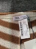 Zara Stripes Brown Casual Pants Size M - photo 7