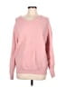 DAZY Solid Pink Pullover Sweater Size M - photo 1