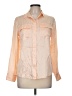 J.Crew Color Block Orange Long Sleeve Button-Down Shirt Size 6 - photo 1