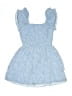 Cat & Jack 100% Recycled Polyester Hearts Blue Dress Size S (kids) - photo 2