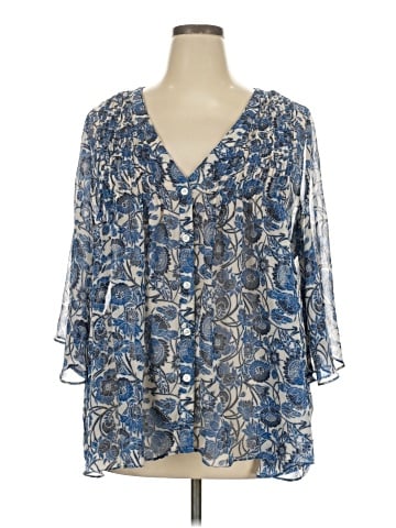 Jessica Simpson 3/4 Sleeve Blouse (view 1)