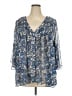 Jessica Simpson 100% Polyester Blue 3/4 Sleeve Blouse Size 2X - photo 1