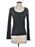 BCBGMAXAZRIA Gray Long Sleeve T-Shirt Size S - photo 1