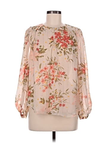 Joie 3/4 Sleeve Silk Top (view 1)