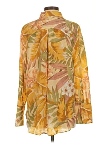 Cos Long Sleeve Silk Top (view 2)