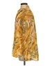 Cos 100% Silk Tropical Yellow Long Sleeve Silk Top Size EU 34 / US 4 - photo 5