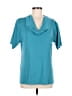 misook Teal Short Sleeve Top Size M - photo 1