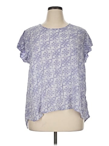 Cynthia Rowley TJX Short Sleeve Blouse (view 1)