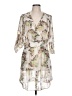 Signature Studio 100% Polyester Ivory Kimono Size L - photo 1