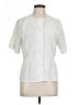 Casual Corner 100% Polyester Ivory Short Sleeve Blouse Size 10 - photo 1