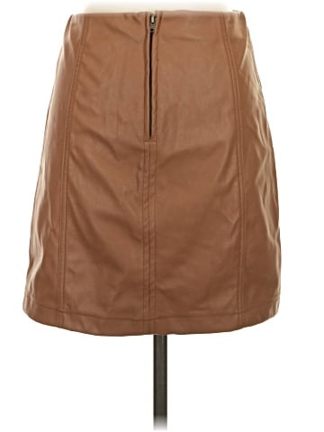 And Now This Faux Leather Skirt (view 2)
