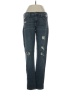 Just Black Hearts Blue Jeans Size 27 waist - photo 1