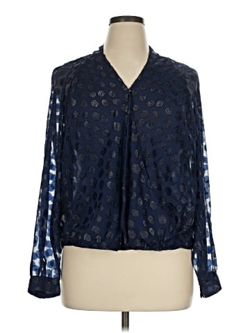 Jennifer Lopez Long Sleeve Blouse (view 1)