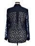 Jennifer Lopez 100% Polyester Blue Long Sleeve Blouse Size XL - photo 2