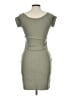 No Comment Solid Gray Casual Dress Size L - photo 2