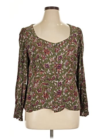 Ann Taylor LOFT Long Sleeve Blouse (view 1)