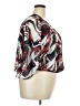 Avenue 100% Polyester Red 3/4 Sleeve Blouse Size 14 Plus - photo 4