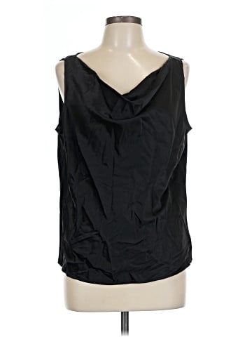 St. John Sleeveless Silk Top (view 1)