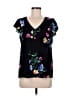 Old Navy Black Short Sleeve Blouse Size M - photo 1